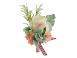 RNEMITERY 1ud Bonita Flor Artificial para Muñeca Corsé de Novia Decoración de Boda (B-corsage)