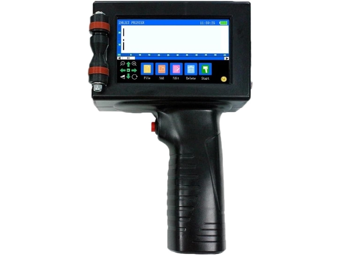 Impresora Térmica De Inyección De Tinta Portátil 1730plus De 12,7 Mm Con Impresión De Texto Y Código Qr.