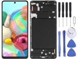 Pieza De Reparación: Pantalla Lcd Para Galaxy A71, Digitalizador, Ensamblaje Completo Con Marco (negro)
