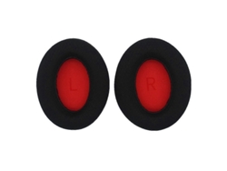 Almohadillas De Repuesto Para Auriculares 1more Sonoflow, Color Negro Y Rojo.