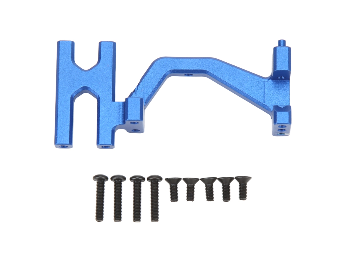 Soporte De Servo De Dirección De Aleación De Aluminio Ligero Y Resistente Al Desgaste Para Repuesto Losi Baja Rey 1/10 4wd Azul Oscuro