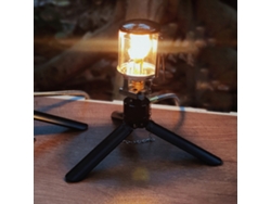 Mini Linterna De Gas Portátil Brillante Con Trípode Para Acampar, Pescar, Hacer Picnics Y Jardinería.