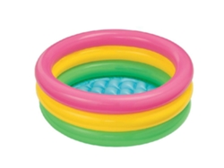 Piscina Inflável Para Bebê Com 3 Cores Arco-íris Redonda Pvc 60cm/90cm/120cm Para Crianças