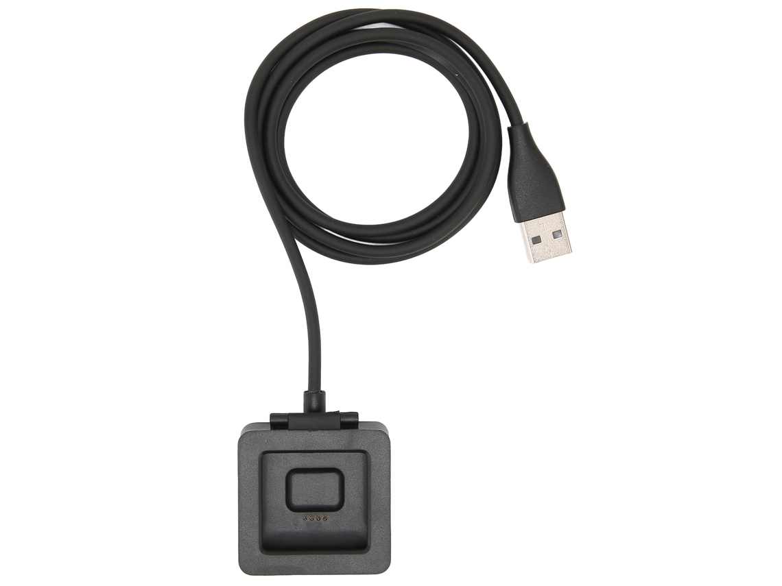 Cargador Usb Para Fitbit Blaze 5v 500ma 1m/3.3ft Cargador De Repuesto Negro