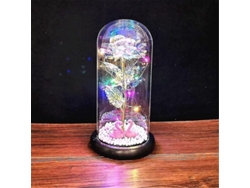 Fasst-rosa Galáctica Artificial Inspirada En La Bella Y La Bestia Para Decoración Hogar, Bodas, San Valentín Y Regalos De Día De La Madre