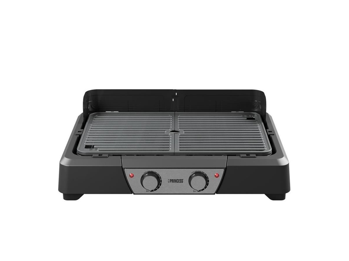 Parrilla de mesa | Princess | Parrilla de 2000 W | 2 zonas de calentamiento