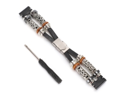 Pulseira De Relógio Vintage Única Em Metal Para Amazfit Gtr 42mm Preto Substituição De Bracelete