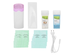 Kit De Calefactor De Cera Eléctrico Roller 3.5oz 6pcs 100ml 40w Para Depilación