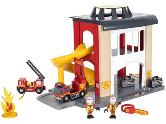 Conjunto de Juguetes BRIO Fire Station