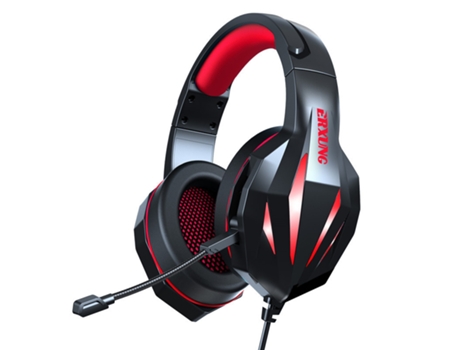 Auriculares Gaming con Cable YDCY Awn2 On Ear Micrófono Rojo