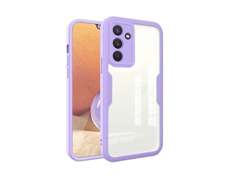 Estuche A Prueba De Golpes De Protección Antichoque 360 Delantero Y Posterior Para Samsung Galaxy A04s - Lila