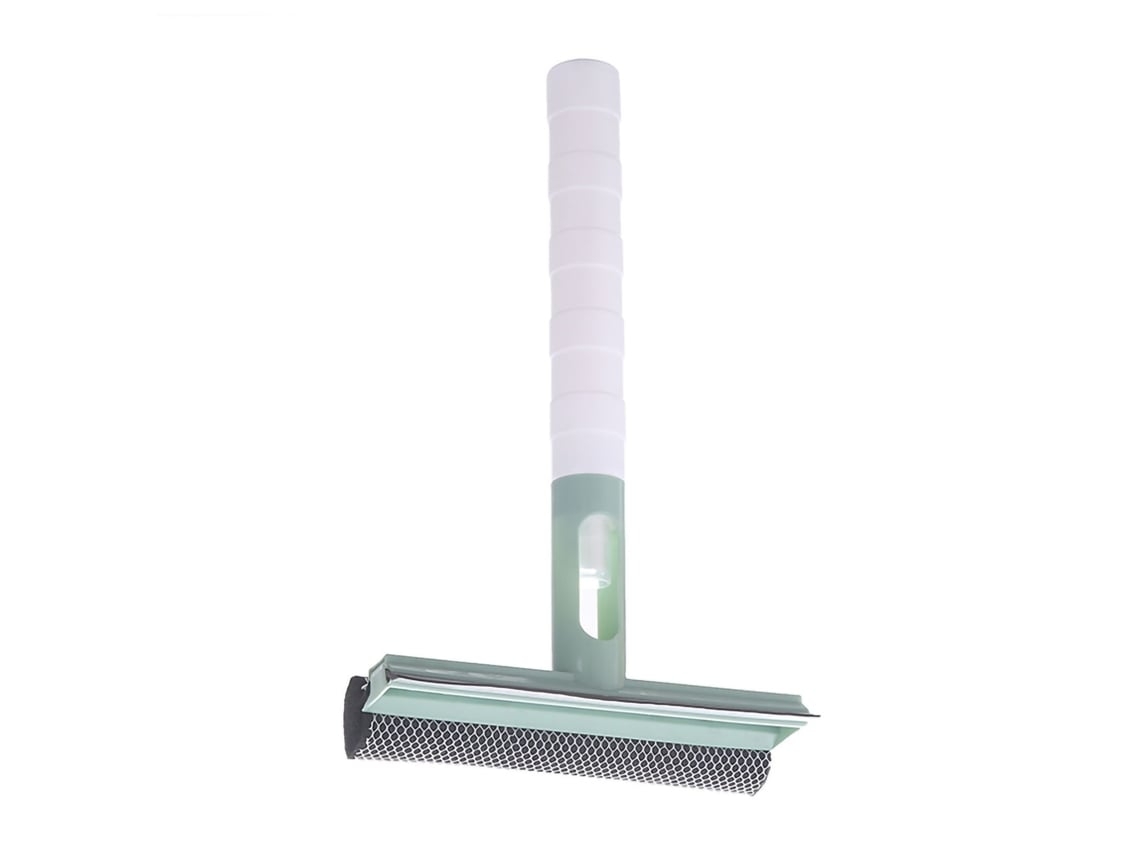 Raspador Limpiador De Ventanas 3 En 1, Barra De Ducha Extraíble, Cepillo Para Cristales Con Pulverizador, Verde*