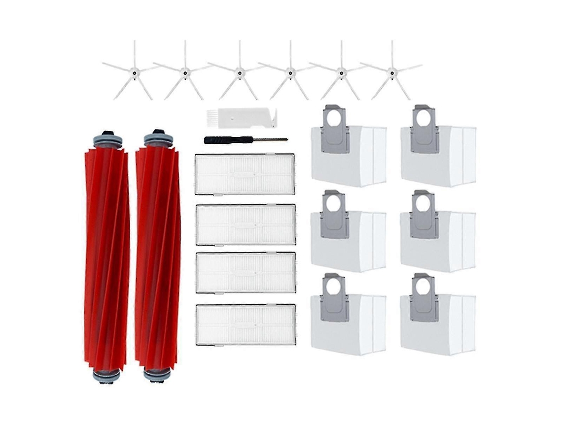 Para aspiradora robot S7 Maxv Ultra S7 Pro Ultra: cepillo lateral principal, filtro HEPA, bolsas para polvo y accesorios.