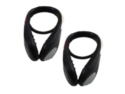 MEOIRUERY 2 unidades de clips de zapato con LED para deportes al aire libre, luces de advertencia para correr y ciclismo nocturno