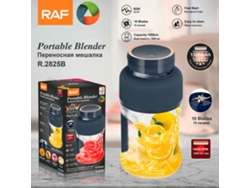 Exprimidor eléctrico de gran capacidad con vaso de viaje, 18,000 RPM, elimina la pulpa de la fruta. Mdug (azul)