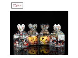 Juego De 20 Envoltorios De Regalo Navideños De Pvc Transparente, Con Forma De Manzana, Ergonómicos, Para Uso Diario.