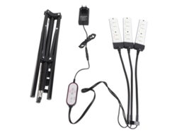 Lámparas Led De Espectro Completo Para El Cultivo De Plantas De Interior Con Trípode Ajustable Y Control Remoto.
