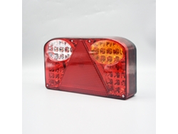 Luz Pisca-indicador Luz Traseira Camião Carro Led 12v-iluminação E Refletores P/ Reboque (um Par).