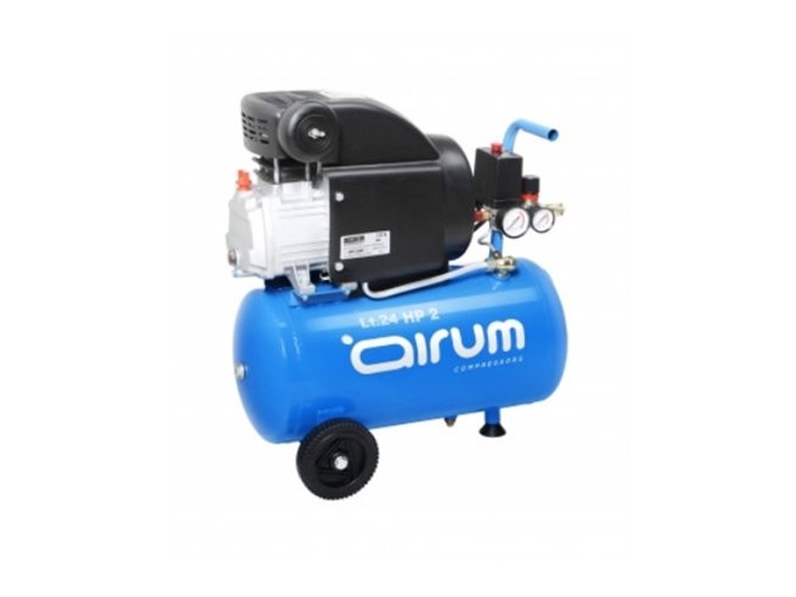 Airum Compressors Compresor Coaxial De 24 Litros Y 1,5 Kw Con Aceite C2/24 Cm2