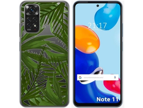 Carcasa Xiaomi Redmi Note 11 TUMUNDOSMARTPHONE Dibujos Transparente Jungla Multicolor