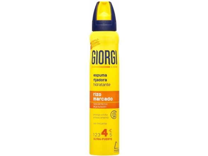 Espuma para el Pelo GIORGI Rizos Descarados Rizo Marcado N 4 210 + (20 ml)