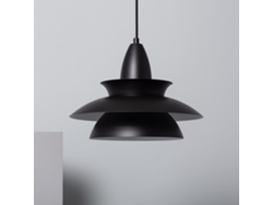 Lámpara Colgante LEDKIA (Negro - E27 - 40 W - Aluminio)