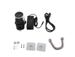 Bomba de circulación de agua automática por impulsos, silenciosa, 24 V CC, con tubos, 100-240 V CA. Ideal para el hogar.