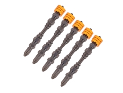 5pcs Conjunto De Brocas De Destornillador Magnético D Style 65mm Para Destornillador Eléctrico Cabeza De Destornillador