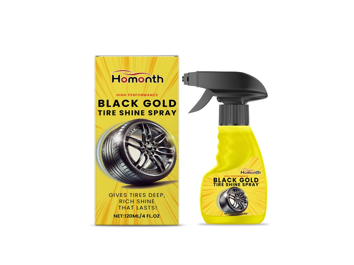 Spray abrillantador de llantas para coche