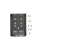 Placa Adaptadora Ngff Para Sata3.0 M.2 Key B M Ssd Conversor Interface 6g Com Suporte A Dois Discos