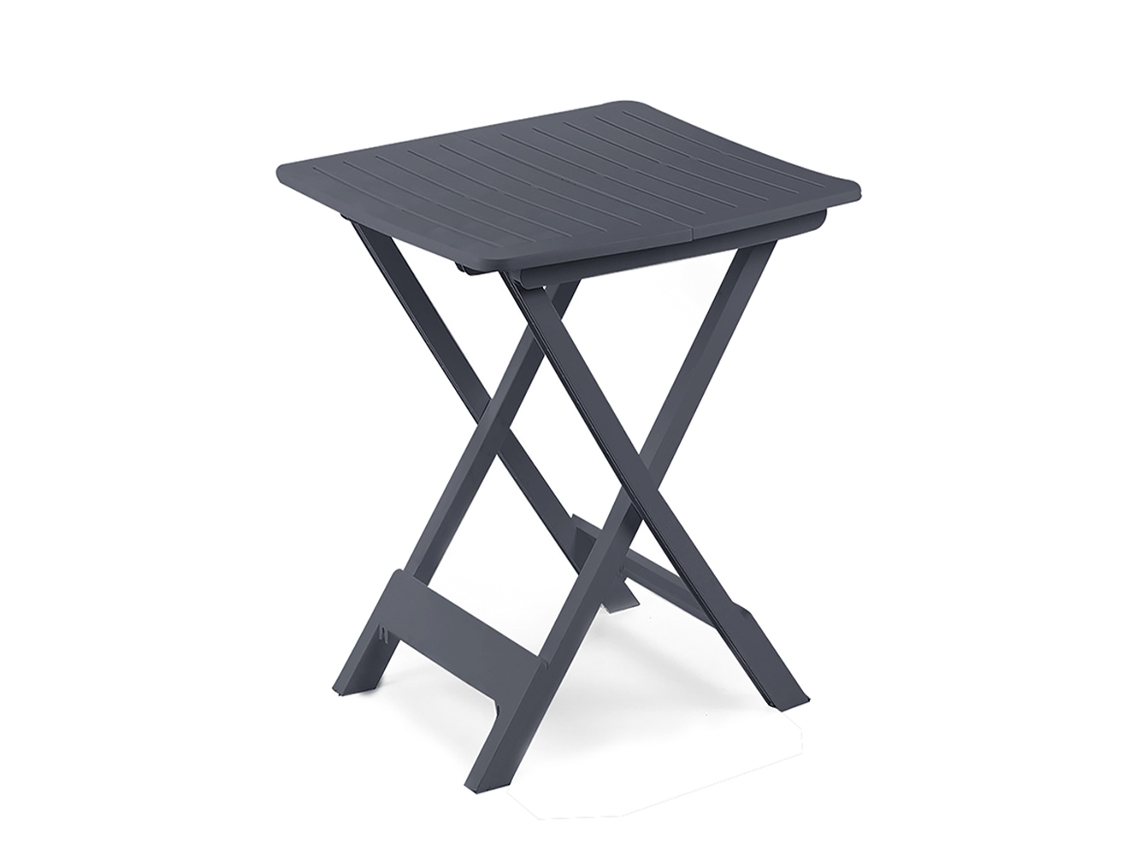 Mesa Camping Plegable Mesa Plegable Antracita Mesa Jardin URBAN LIVING (45x43x50cm)