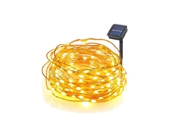 Guirnalda De Luces De 20 M Y 200 Lúmenes Con Energía Solar*