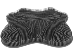 Tapis De Exfoliant En Silicone Para Pieds Con Ventouses Antidérapantes De Bain Gris Compacto Mass...