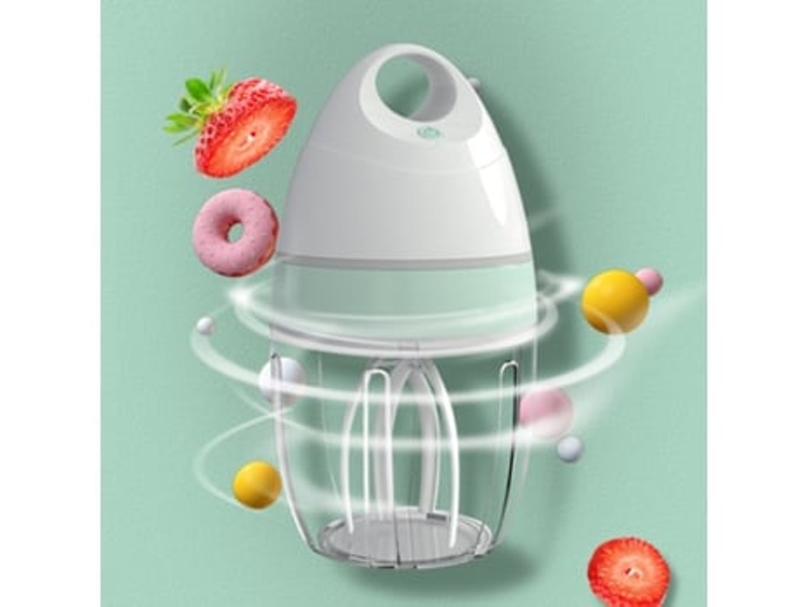 Batidora eléctrica pequeña para hornear pasteles, batir crema y batir huevos de mano Henten Home