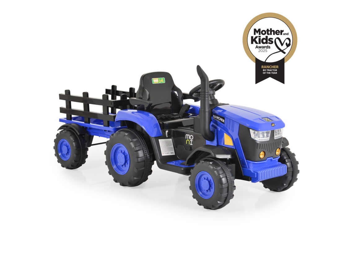 Tractor Rancher Blue Moni Moni con remolque