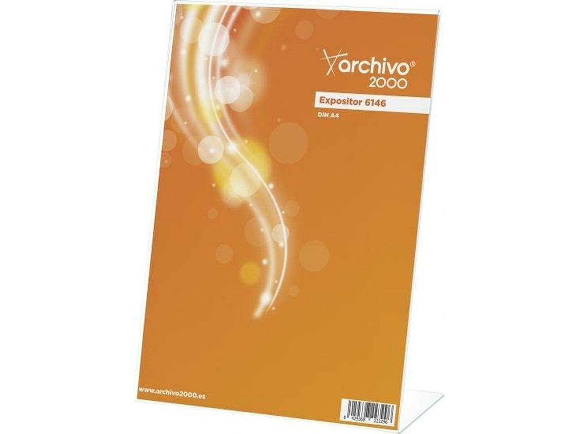 Expositor Archivo 2000 Vertical Sobremesa Transparente Din A4