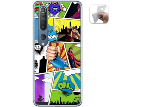 Carcasa Xiaomi Mi 10 / Mi 10 Pro TUMUNDOSMARTPHONE Comic Multicolor