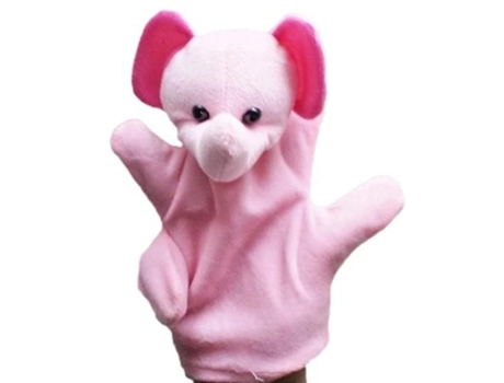 Muñeca de Dedo de Felpa Animal de Marioneta de Mano Grande de 10 Estilos Elefante