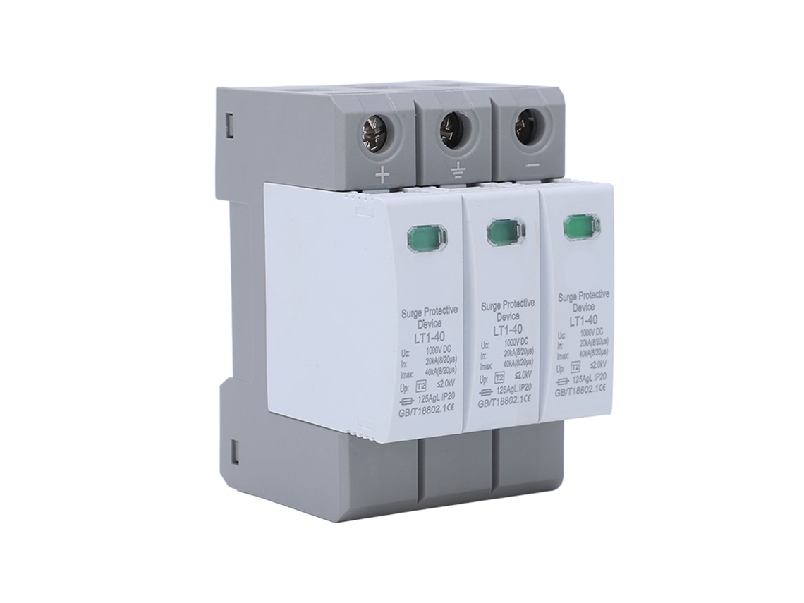 2026dz-dispositivo De Protección Contra Sobrevoltajes 3p 20-40ka 1000v Cc Protector De Onda De Pico