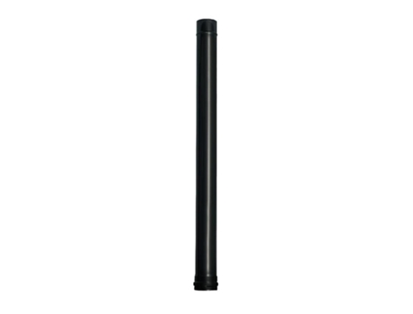 Wolfpack tubo de estufa pellet acero vitrificado negro ø 80 mm. longitud 100 cm. estufas de leña, chimenea, alta resistencia,