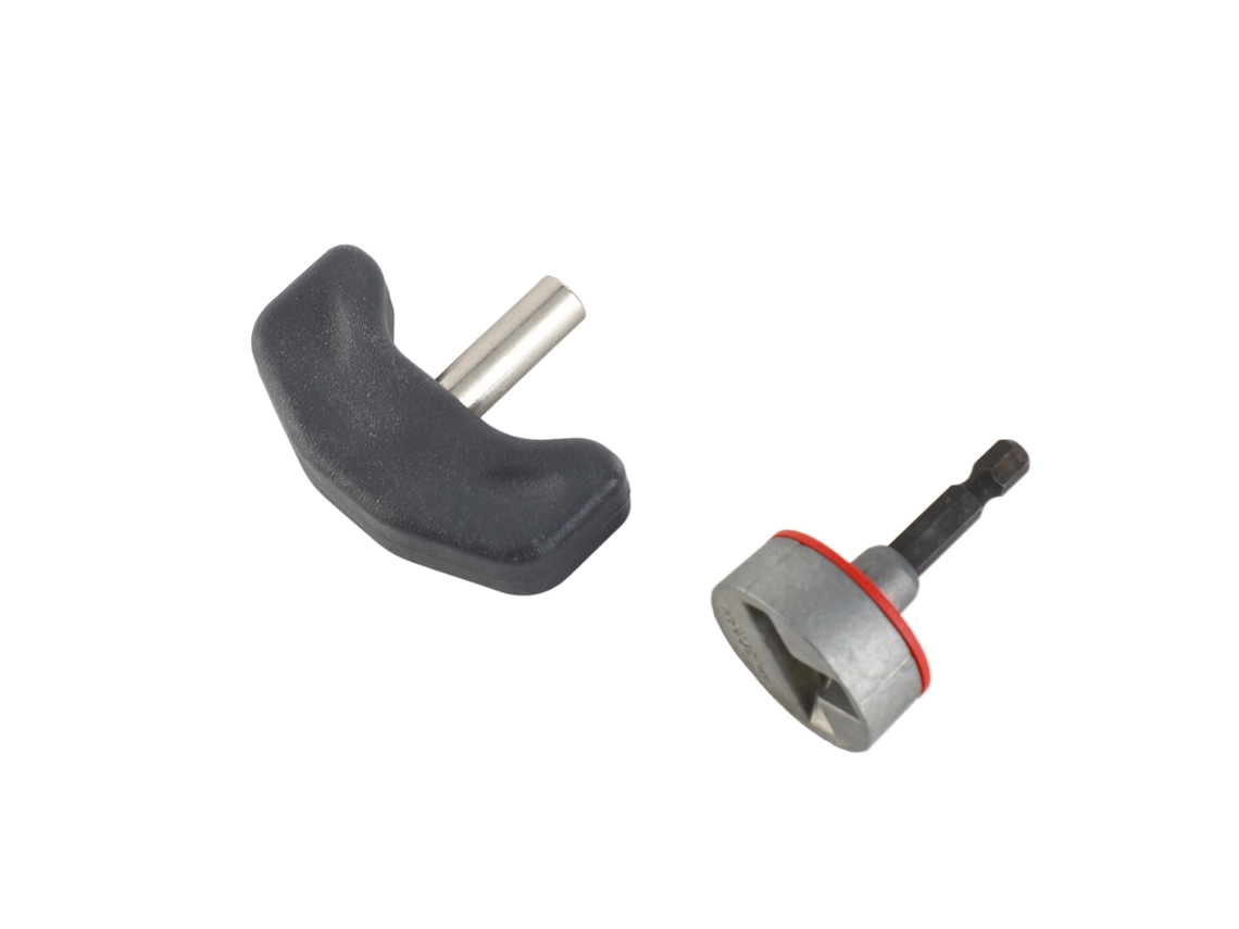 2 Pcs Llave T De 6.35mm Con Base Herramienta Accesorio Para Instalación De Muebles