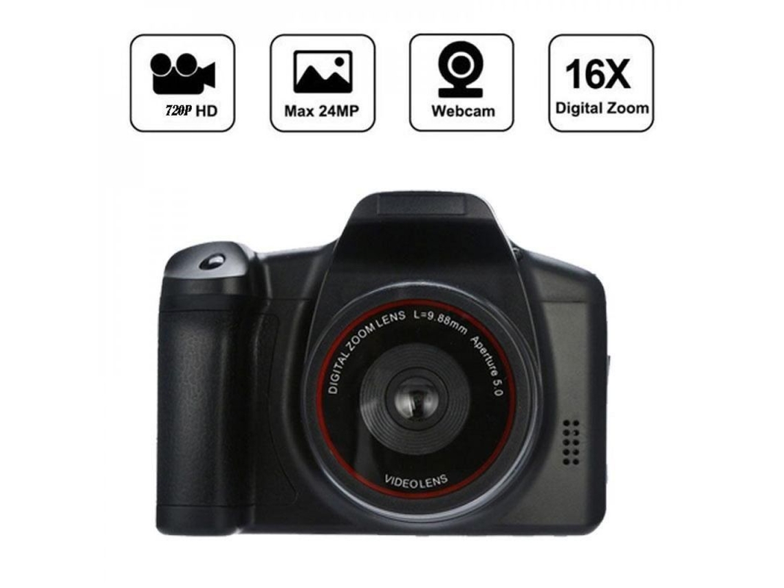 Cámara Digital Profesional Hd 1080p, Videocámara Portátil Con Zoom Digital De 16x Para Vlogging.
