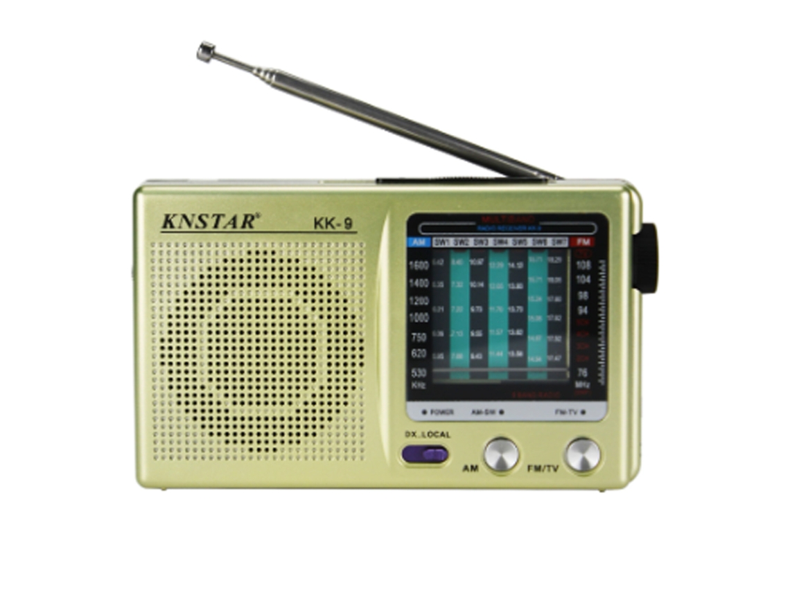 (kk9 Gold) Radio Portátil Bc-r119