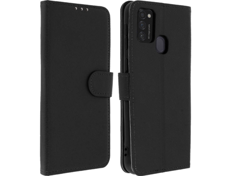 Funda Samsung Galaxy M21/M31/M30S AVIZAR Libro Cartera Negro