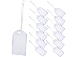 Paquete De 16 Portatarjetas De Identificación De Pvc Transparente, Protección Impermeable Para Tarjetas De Identificación, Tamaño Compacto.