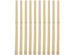 Kichouse 10 Piezas De Enrejados De Bambú, Estacas De Bambú Natural De 50 Cm De Largo Para Plantas Trepadoras Como