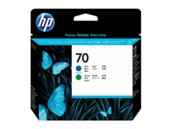 Cabezal de Impresión Original HP 70 C9408A Azul y Verde  para DesignJet Z3100, Z3100 GP, Z3100ps GP, Z3200, Z3200ps