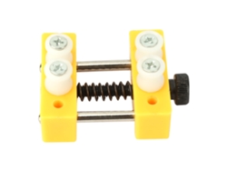 Mini tornillo de banco de nogal para mesa de trabajo, taladro de columna para aficionados, herramienta de reparación de abrazaderas artísticas