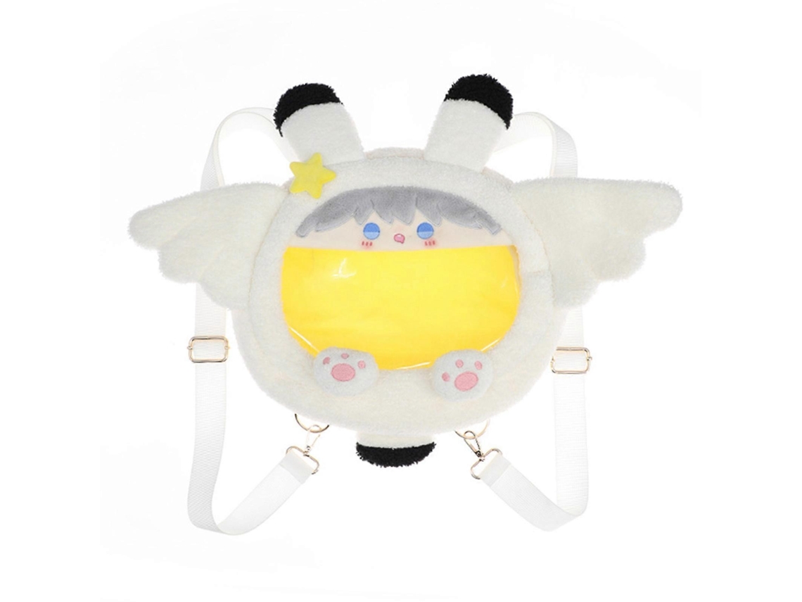 Mochilas infantiles con alas, mochila escolar, soporte para teléfono móvil, mochilas pequeñas de peluche, mochila escolar infantil para cosplay de niñas.