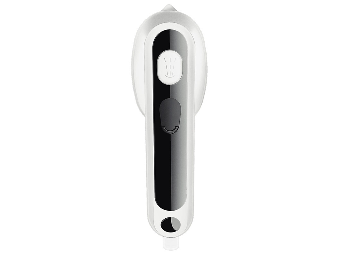 Mini plancha portátil con diseño antiescaldamiento, 30 W, color blanco